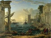 The Embarkation of the Queen of Sheba Claude Lorrain